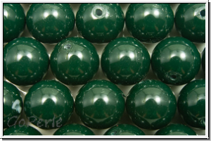 PRECIOSA� Round Pearls MAXIMA, 8mm, malachite - crystal, 5 Stk.