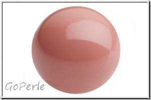 PRECIOSA� Round Pearls MAXIMA, 8mm, rose, salmon - crystal, 5 Stk.