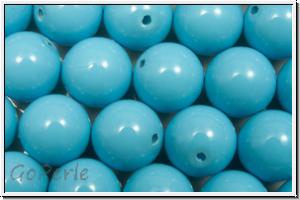 PRECIOSA� Round Pearls MAXIMA, 8mm, blue, aqua - crystal, 5 Stk.
