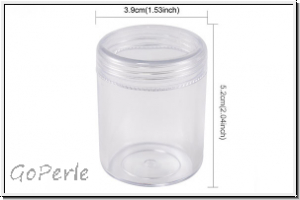 Aufbewahrungsbox mit 12 D�schen, Kunststoff, transparent, 1 Stk.