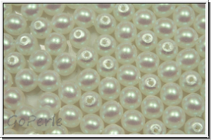 B�hm. Glaswachsperlen, 4mm, cloud, pearl shell, 50 Stk.