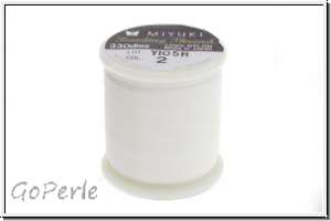 MIYUKI Beading Thread, F�delgarn, eggshell, 1 Spule