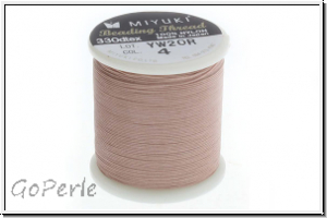 MIYUKI Beading Thread, F�delgarn, blush, 1 Spule