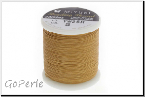 MIYUKI Beading Thread, F�delgarn, gold, 1 Spule