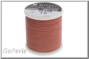 MIYUKI Beading Thread, F�delgarn, nutmeg, 1 Spule