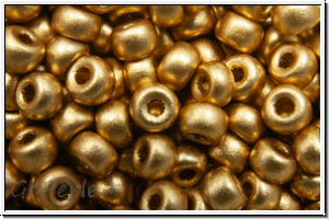 RR-08-4588, MIYUKI Rocailles, 08/0, gold, met., satin, 10g