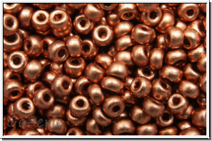 RR-11-4589, MIYUKI Rocailles, 11/0, copper, met., satin, 10g