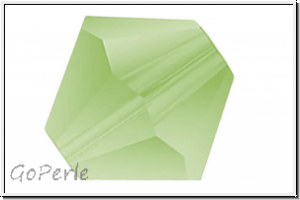 Preciosa� Bicone, 4mm, peridot, trans., matt, 50 Stk.