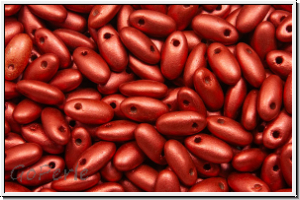 RZ-00030-01890, RIZO Perlen, lava red, met., satin, 10 g