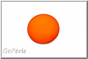 Cabochon, LUNASOFT, 18mm, orange, neon, 1 Stk.