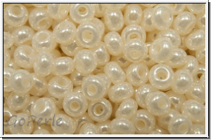 b�hm. Rocailles, 09/0, eggshell, op., luster, 10g