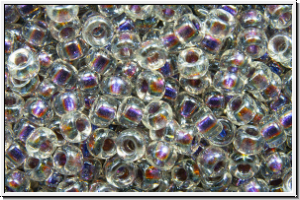 RR-11-3203, MIYUKI Rocailles, 11/0, crystal, trans., magic violet-ld., 10g
