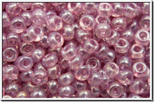 RR-11-3509, MIYUKI Rocailles, 11/0, rose, lt., trans., luster, 10g