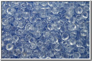 RR-15-0159l, MIYUKI Rocailles, 15/0, blue, lt. cornflower, trans., 5g