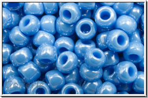 R-08-0124d, TOHO Rocailles, 08/0, blue, op., luster, 10g