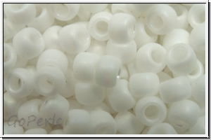 R-08-0761, TOHO Rocailles, 08/0, white, op., pastel, matte, 10g
