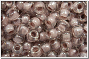 R-08-0353, TOHO Rocailles, 08/0, crystal, trans., lavender-ld., 10g