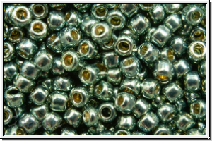 R-11-0577PF, TOHO Rocailles, 11/0, sage, galv., met., perm.-finish, 10g
