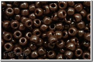 R-11-0046d, TOHO Rocailles, 11/0, root beer, op., 10g