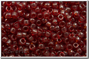 R-15-0005d, TOHO Rocailles, 15/0, garnet, trans., 5g