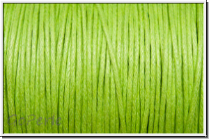 Baumwollkordel (BW), gewachst, 1mm, peridot, Preis/m