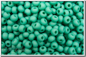PR-11-63130M, PRECIOSA Rocailles, 11/0, turquoise, op., matte, 20g