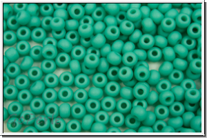 PR-11-63130M, PRECIOSA Rocailles, 11/0, turquoise, op., matte, 20g