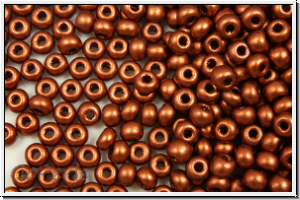PR-11-01750, PRECIOSA Rocailles, 11/0, copper, dk., met., satin, 20g