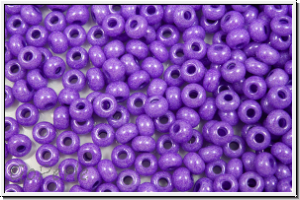 PR-11-16328, PRECIOSA Rocailles, 11/0, white, op., terra lilac, luster, 20g