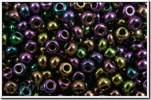 PR-11-59195, PRECIOSA Rocailles, 11/0, purple, met., iris., 20g