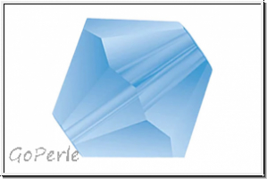 Preciosa� Bicone, 4mm, sapphire, trans., matt, 50 Stk.