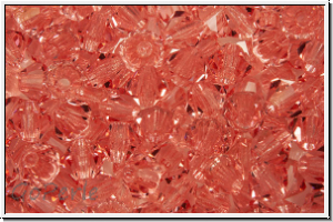 Preciosa� Bicone, 4mm, rose peach, trans., 50 Stk.