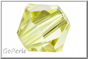 Preciosa� Bicone, 4mm, acid yellow, trans., 50 Stk.