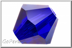 Preciosa� Bicone, 4mm, cobalt blue, trans., 50 Stk.