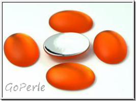 Cabochon, LUNASOFT, 25x18mm, orange, 1 Stk.
