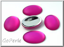 Cabochon, LUNASOFT, 25x18mm, pink, 1 Stk.