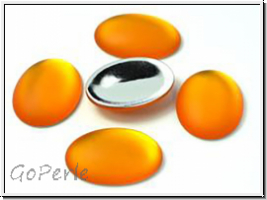 Cabochon, LUNASOFT, 25x18mm, apricot, 1 Stk.