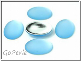 Cabochon, LUNASOFT, 25x18mm, azure, 1 Stk.