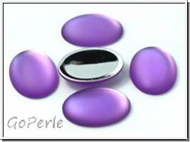 Cabochon, LUNASOFT, 25x18mm, mauve, 1 Stk.