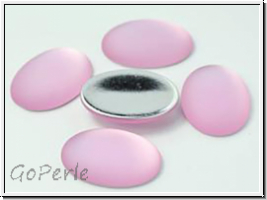Cabochon, LUNASOFT, 25x18mm, rose, 1 Stk.