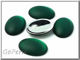 Cabochon, LUNASOFT, 25x18mm, evergreen, 1 Stk.
