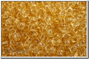 RR-11-0132l, MIYUKI Rocailles, 11/0, gold, pale, trans., 10g