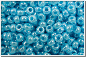 RR-11-0433, MIYUKI Rocailles, 11/0, blue, op., luster, 10g