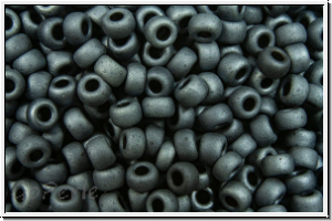 RR-11-2001, MIYUKI Rocailles, 11/0, hematite, met., matte, 10g