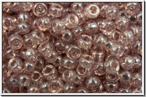 RR-11-0137, MIYUKI Rocailles, 11/0, orange, lt., trans., luster, 10g