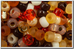 RR-08-Mix-b04, MIYUKI Rocailles, 08/0, Mix "Wheatberry", 10g