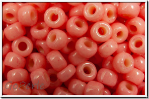 RR-08-4463, MIYUKI Rocailles, 08/0, lychee, op., dyed duracoat, 10g