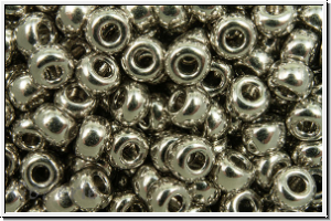 RR-08-0194, MIYUKI Rocailles, 08/0, palladium, met., plated, 1g (Kleinere Menge!)