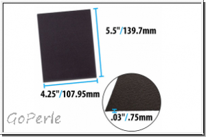 Beading Foundation, 10,8 x 14 cm, (4,25 x 5,5 inch), black, 1 Stk.