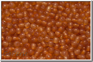 b�hm. Glasperle, rund, 3mm, topaz, opal, 50 Stk.